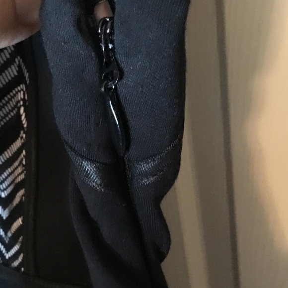 Bebe Black & White Sleeveless Bodycon Dress - S - Picture 9 of 11